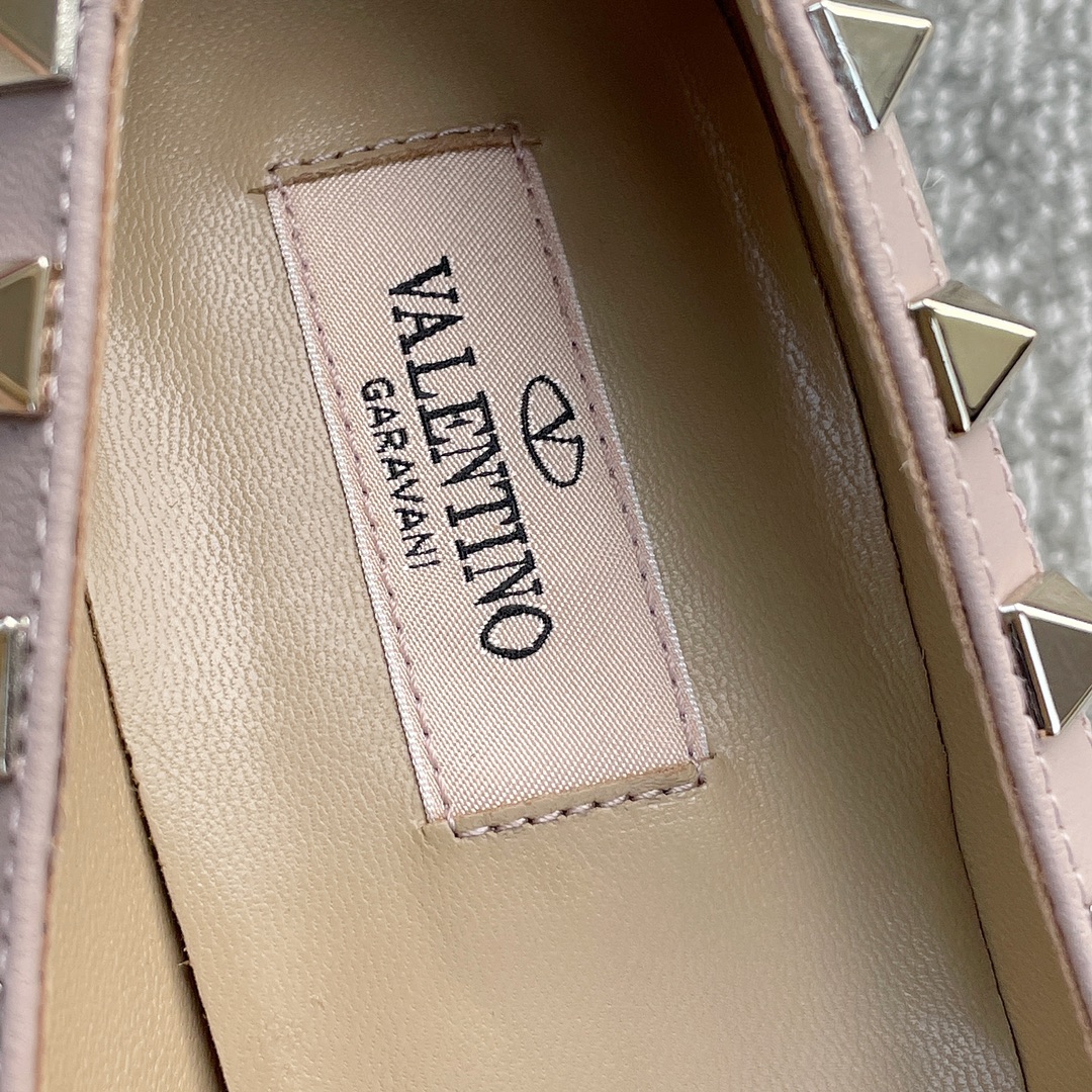 Valentino VT high heeled single 8.5CM patent leather nude