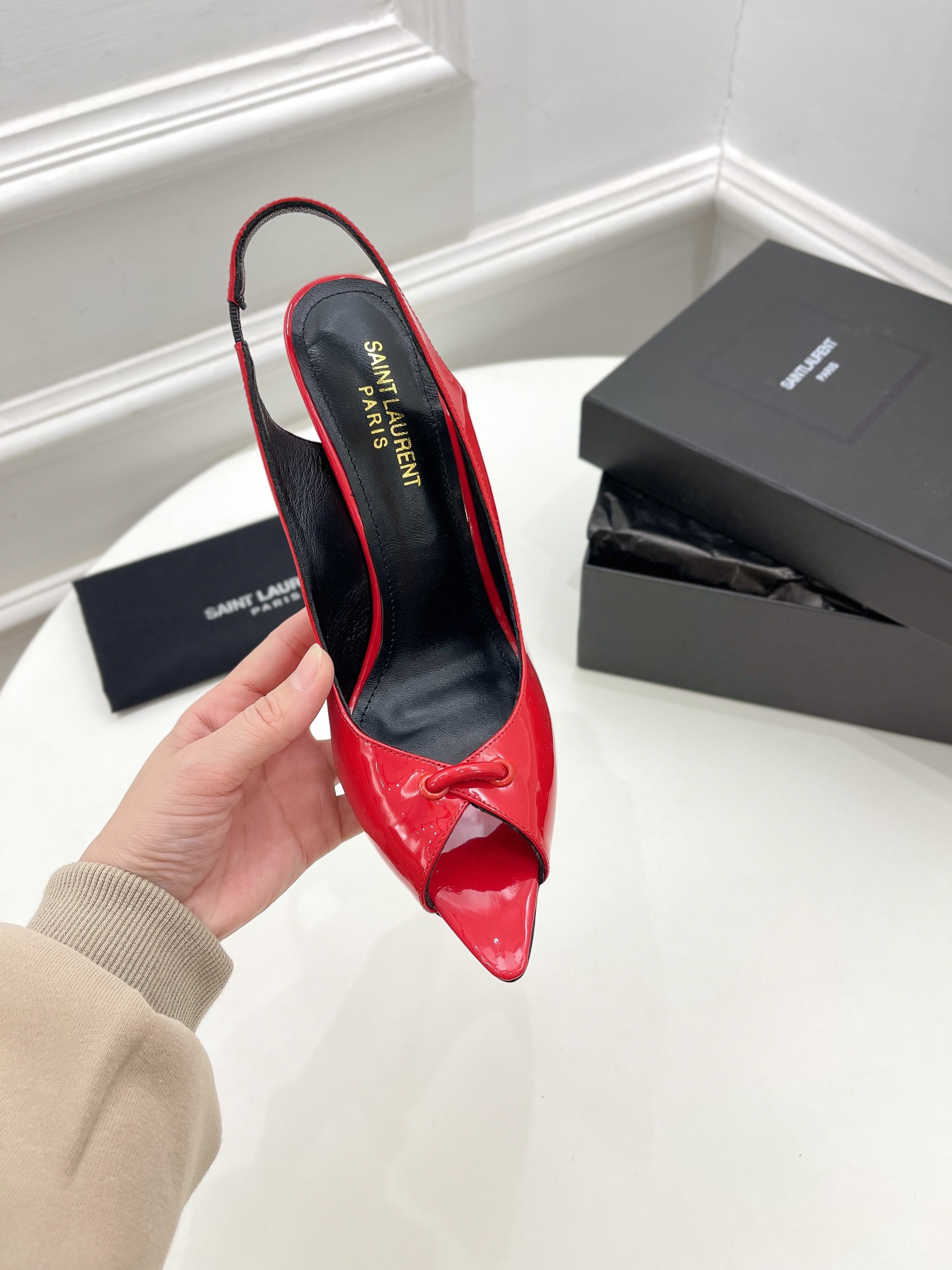 𝙎𝙖𝙞𝙣𝙩 𝙇𝙖𝙪𝙧𝙚𝙣𝙩 | 𝟐𝟎𝟐𝟏/𝐒𝐒 𝐧𝐞𝐰 YSL｜Roland 2022/fw early spring new baked high heels