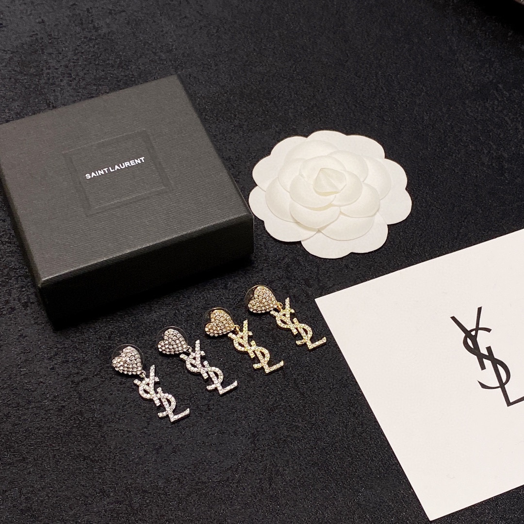 Saint Laurent YSL earrings studs