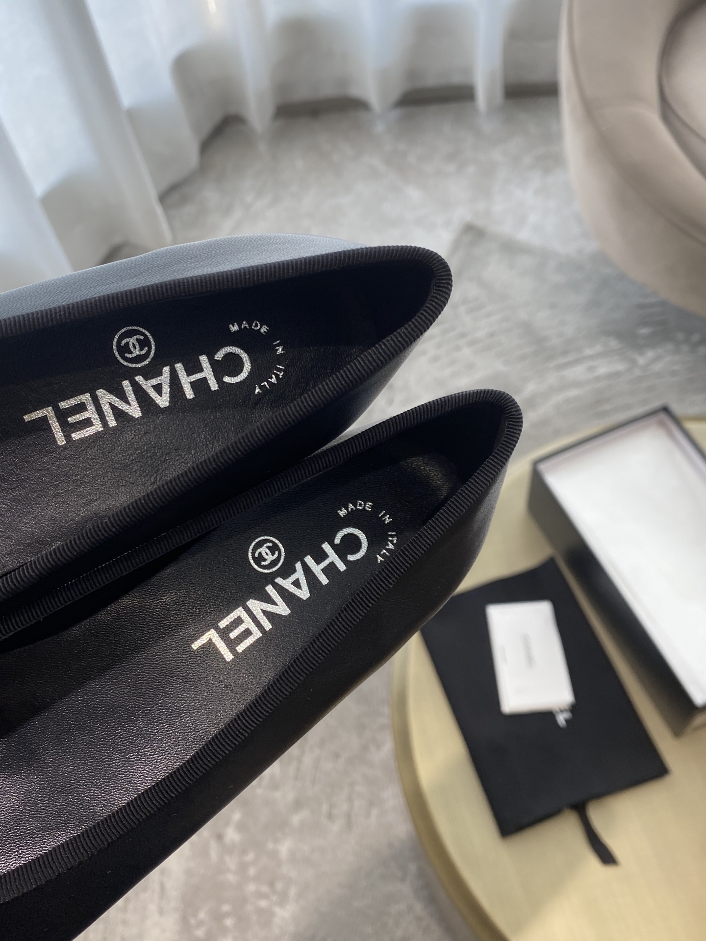 CHANEL ballet shoes Imported custom leather Italy imported leather outsole
