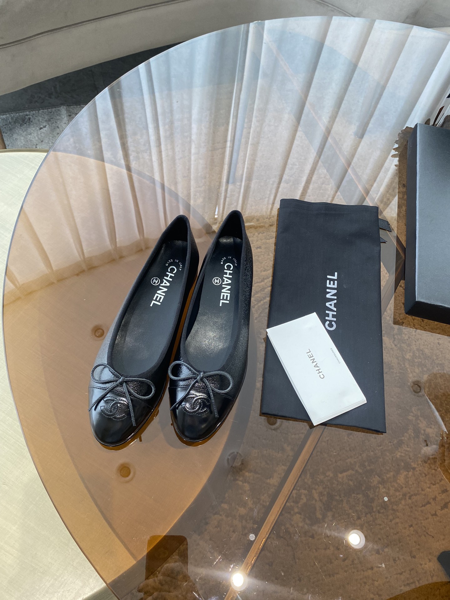 CHANEL ballet shoes Imported custom leather Italy imported leather outsole