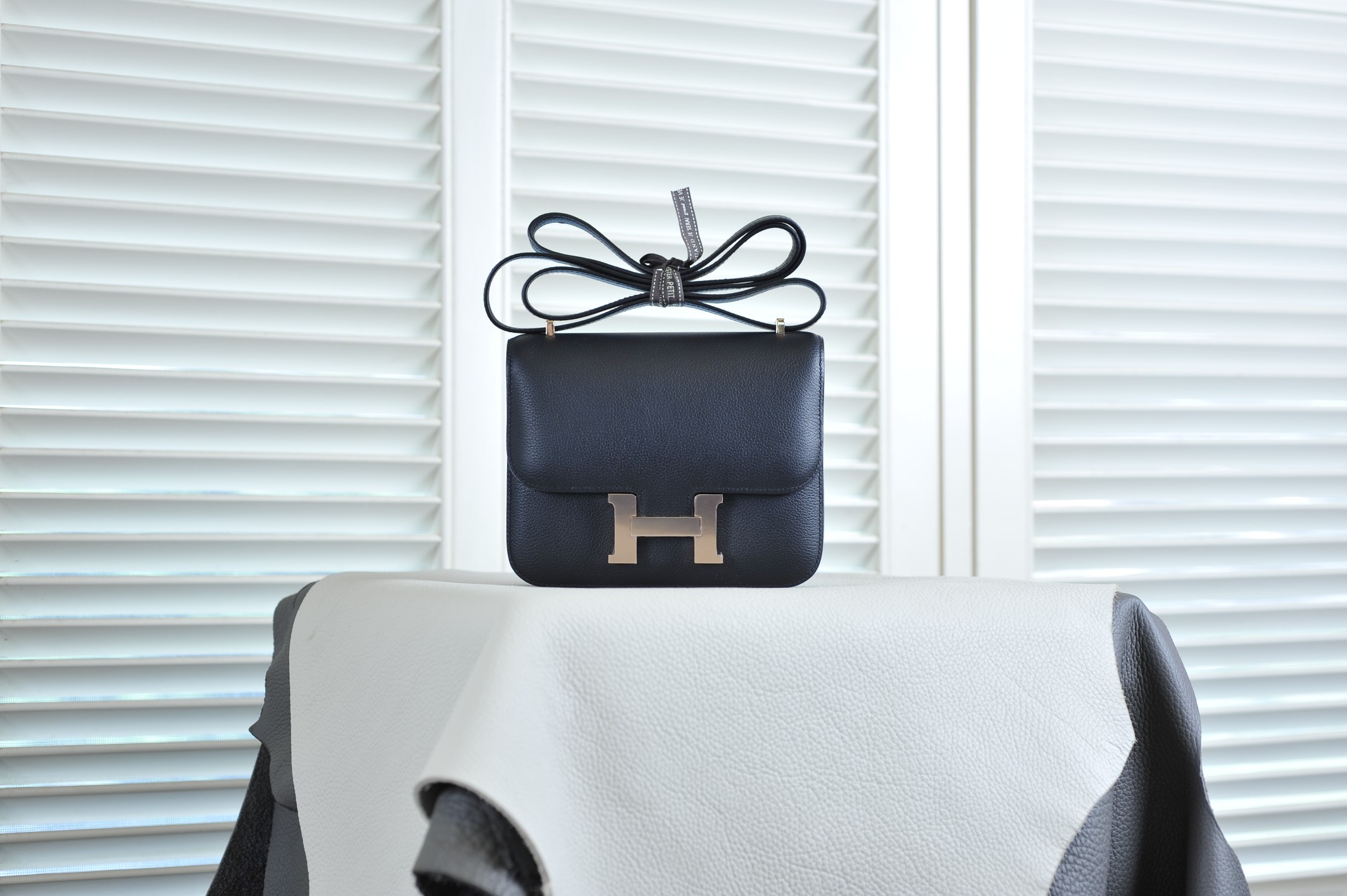 Kangkang 19 black rose gold buckle EVECOLOR leather