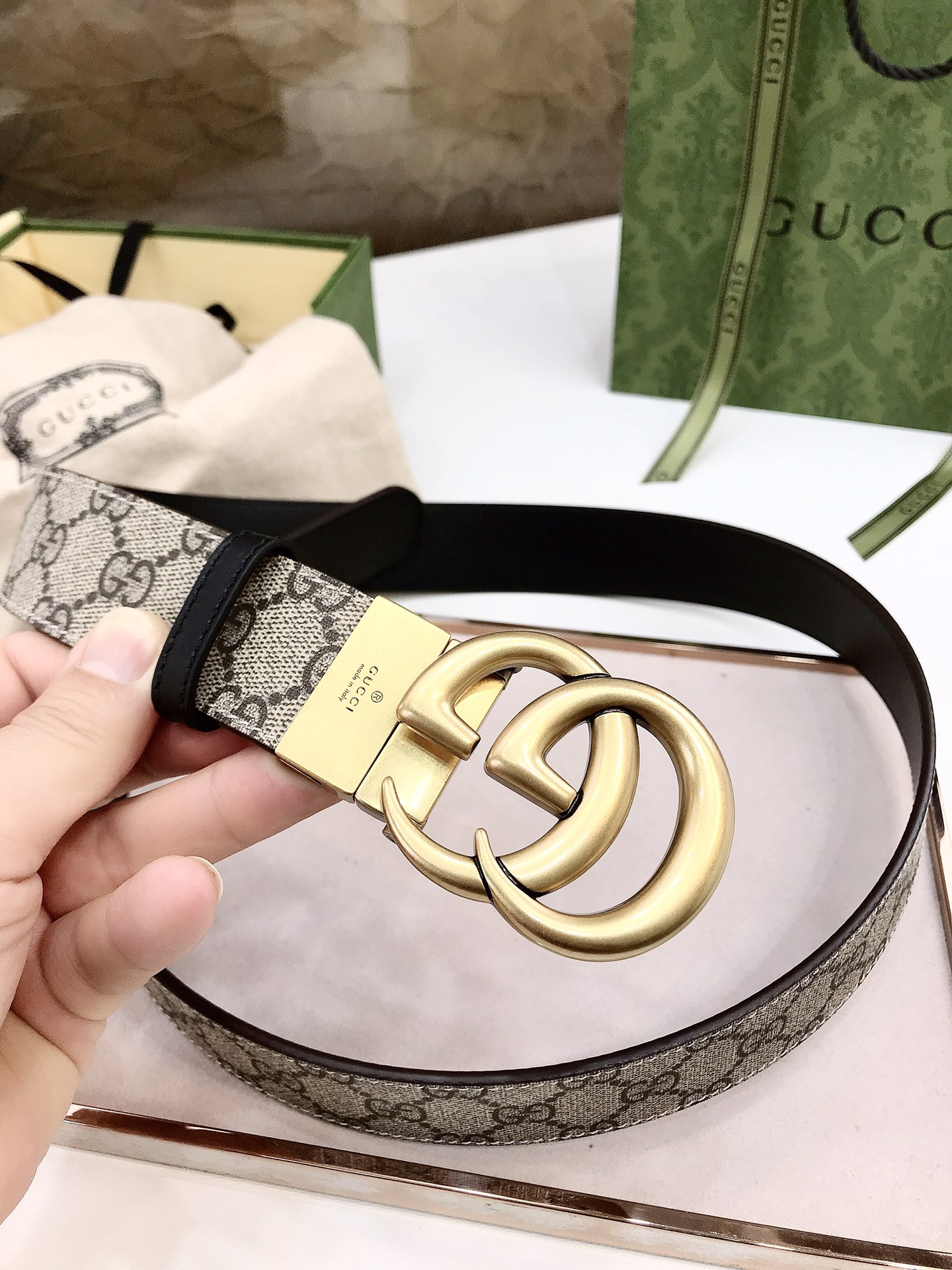 GUCCI Supreme canvas