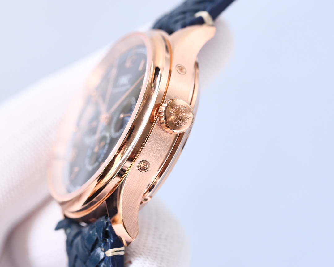 IWC- Portuguese Collection German CNC machine open molded case and strap 82650 movement copy