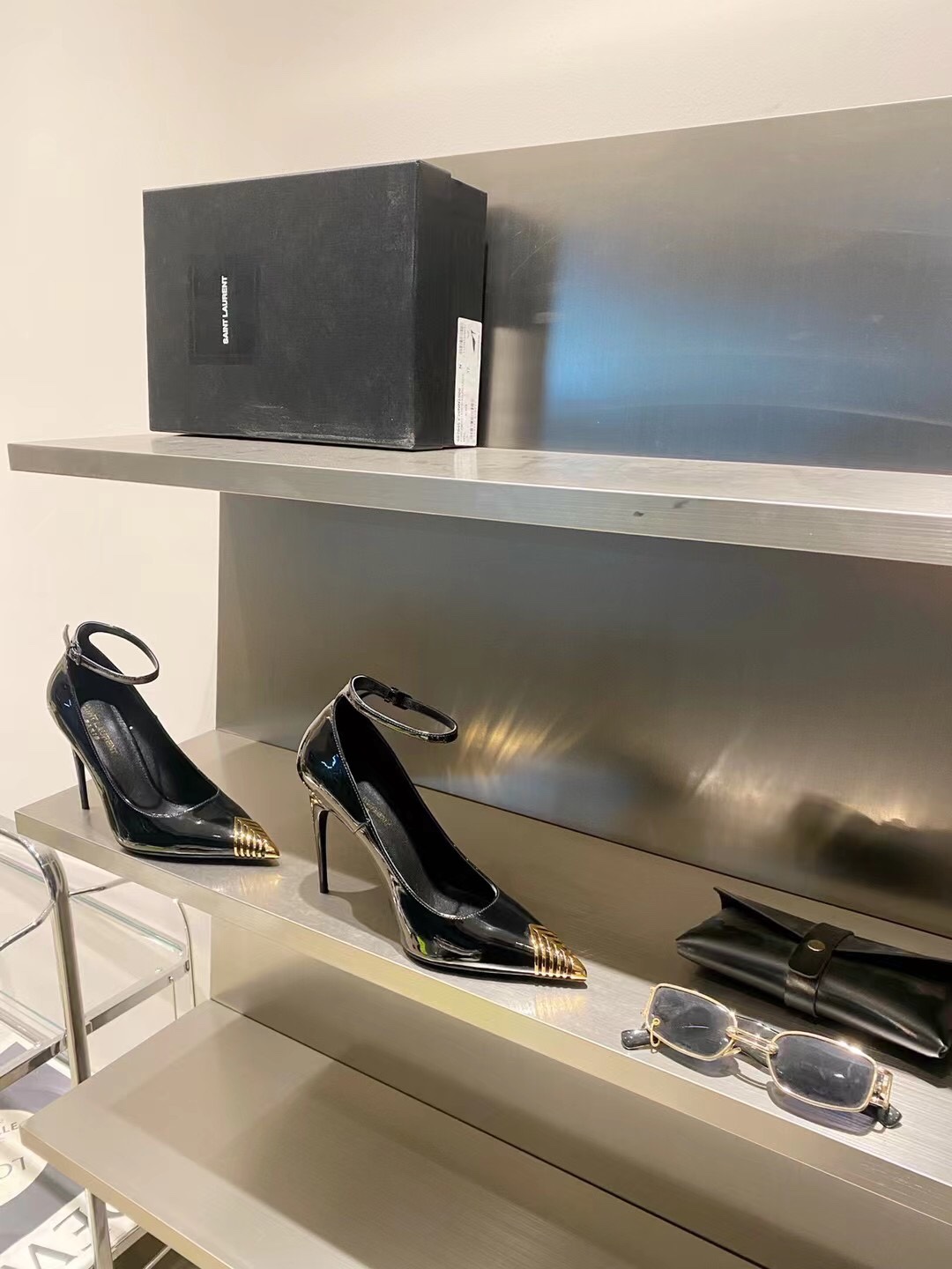 𝙎𝙖𝙞𝙣𝙩 𝙇𝙖𝙪𝙧𝙚𝙣𝙩 | 𝟐𝟎𝟐𝟐/𝐒𝐒 𝐧𝐞𝐰 YSL｜The newest model of high heels, the work of the gods, heel height 9.5cm