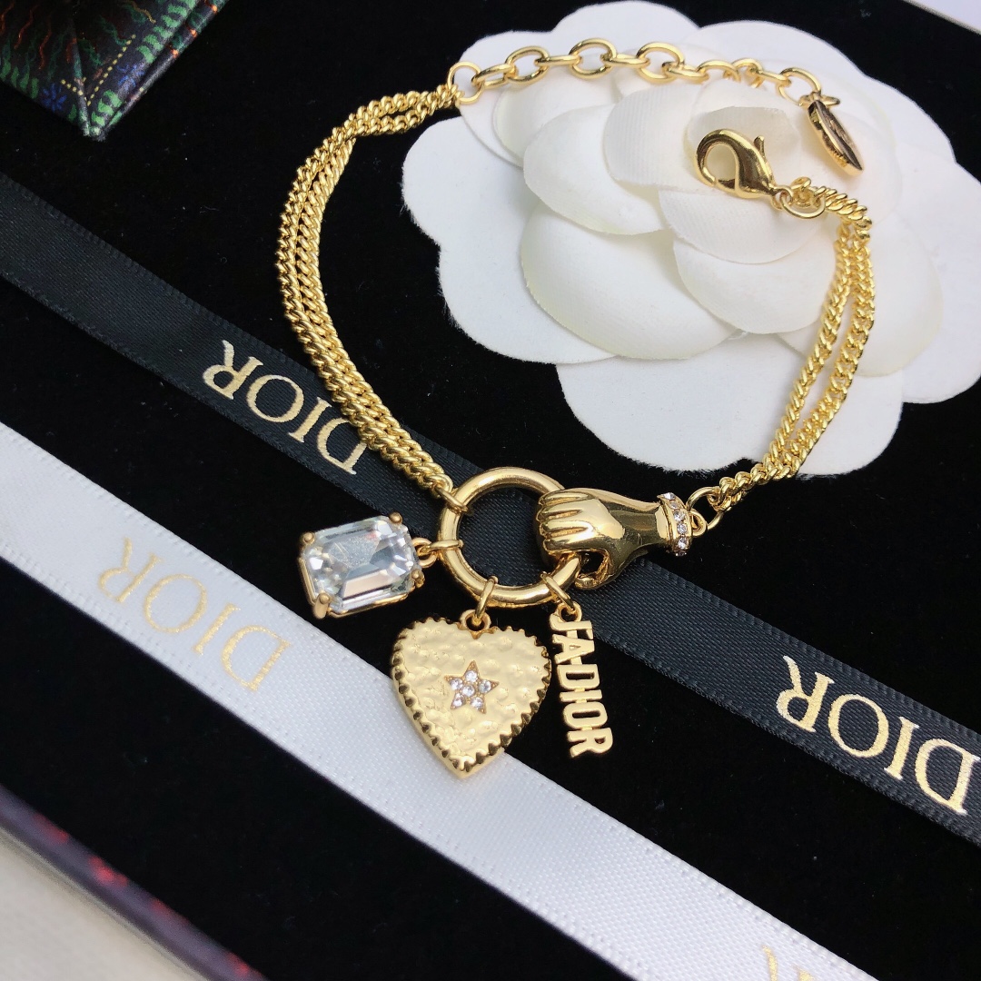 Dior Double Layer Bracelet Set