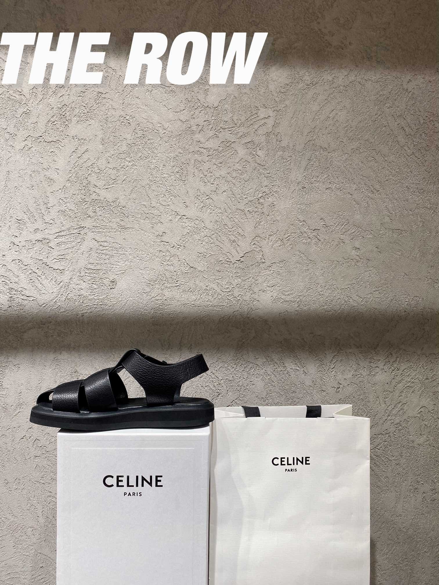 THE ROW Baotou Roman sandals, super soft calfskin thickness of about 40mm