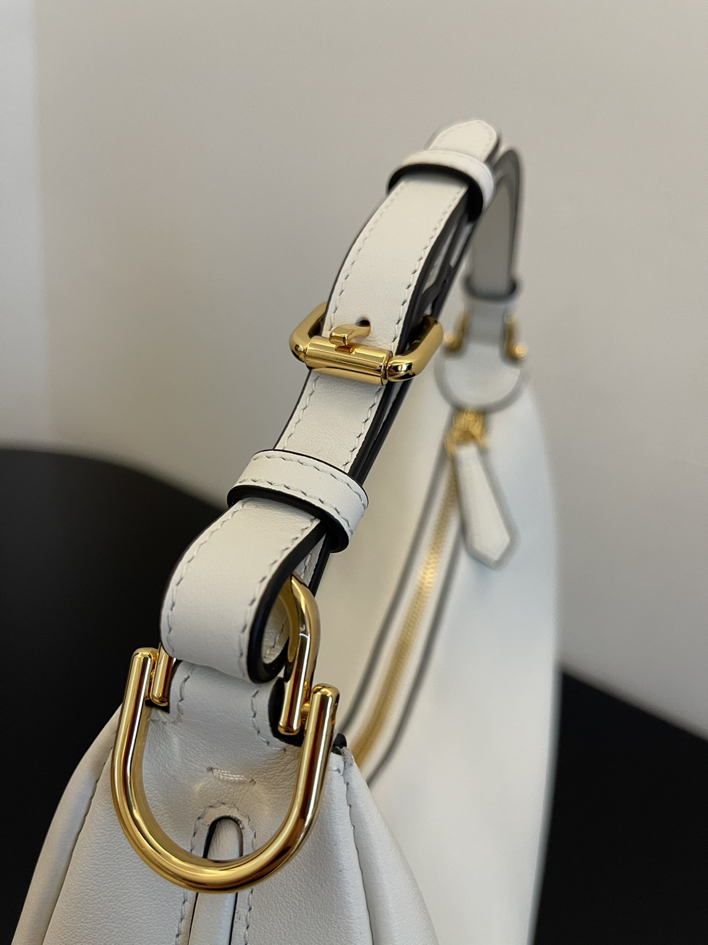 FENDI praphy underarm bag small white