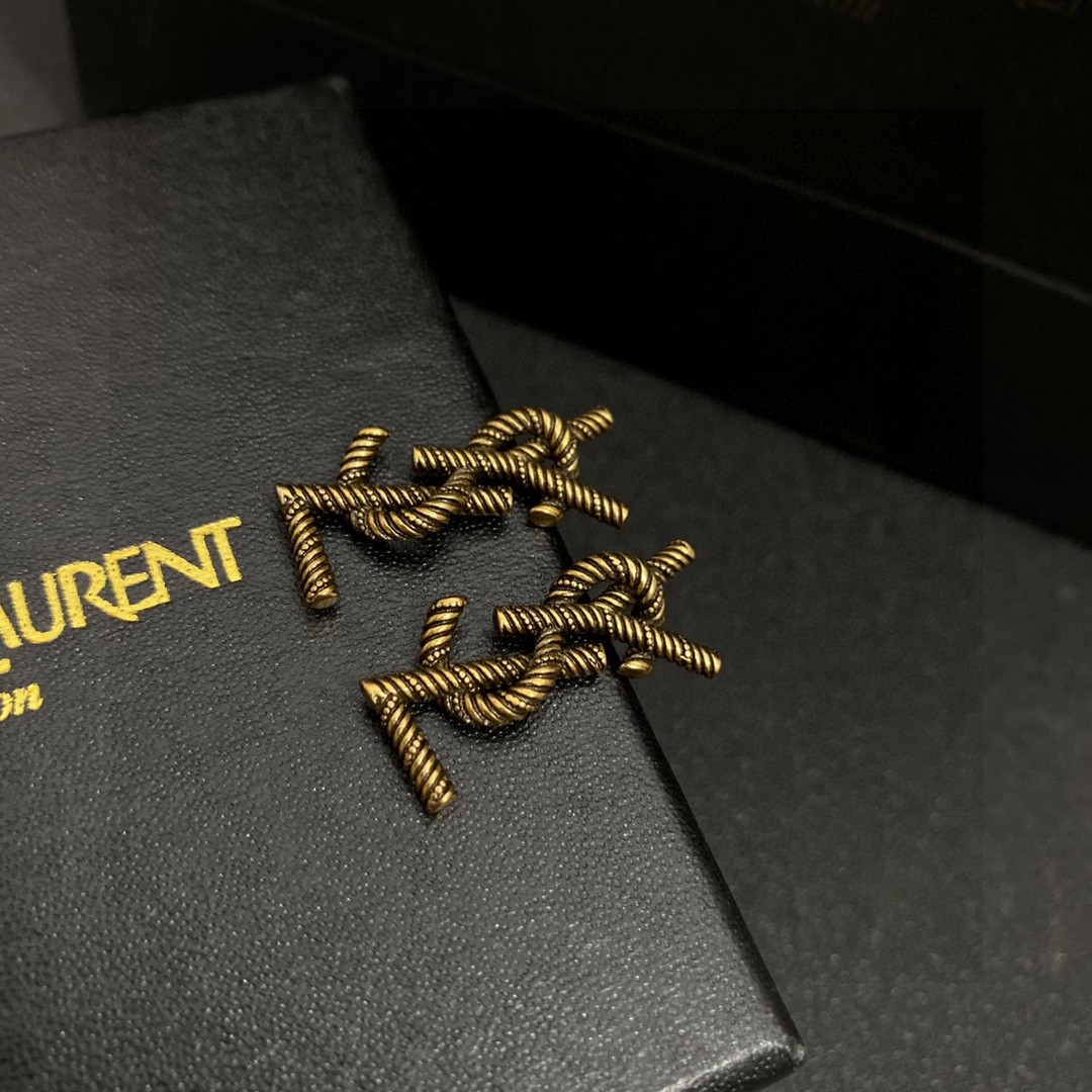Saint Laurent YSL earrings studs