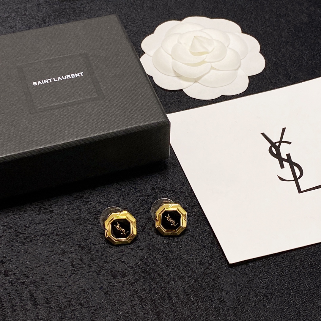 Saint Laurent YSL earrings studs