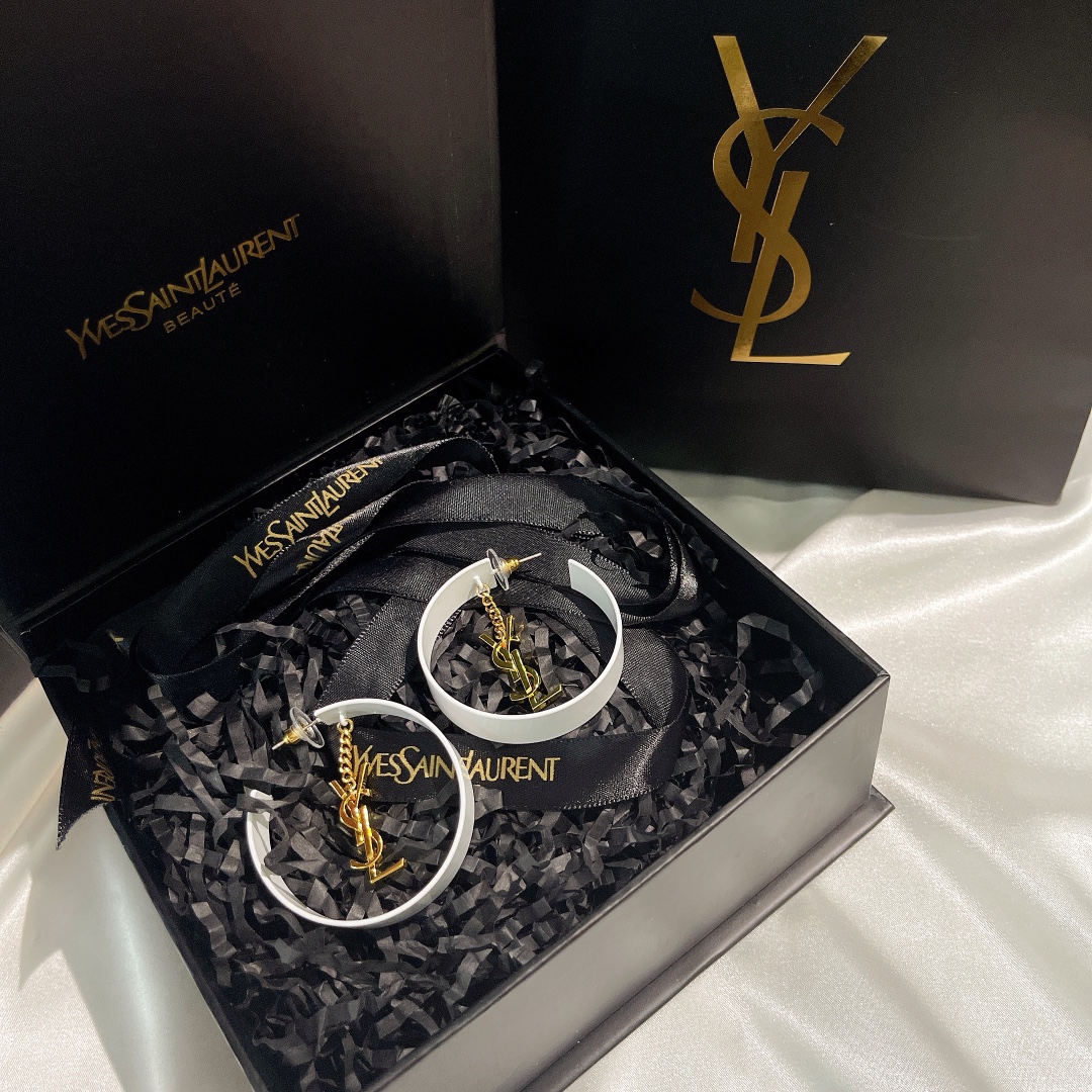 Saint Laurent YSL earrings studs