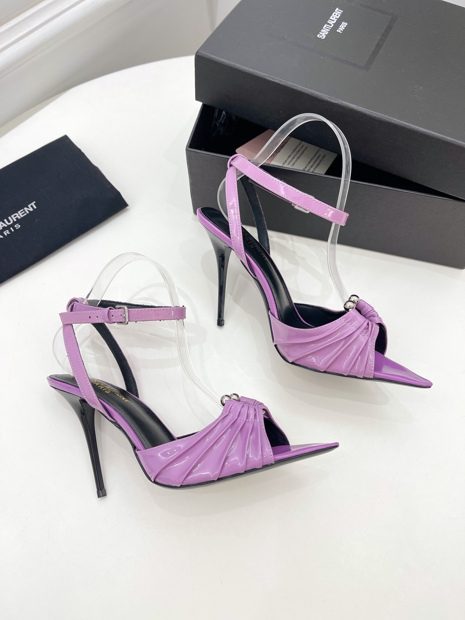 𝙎𝙖𝙞𝙣𝙩 𝙇𝙖𝙪𝙧𝙚𝙣𝙩 | 𝟐𝟎𝟐𝟏/𝐒𝐒 𝐧𝐞𝐰 YSL｜Roland 2022/fw early spring new baked high heels
