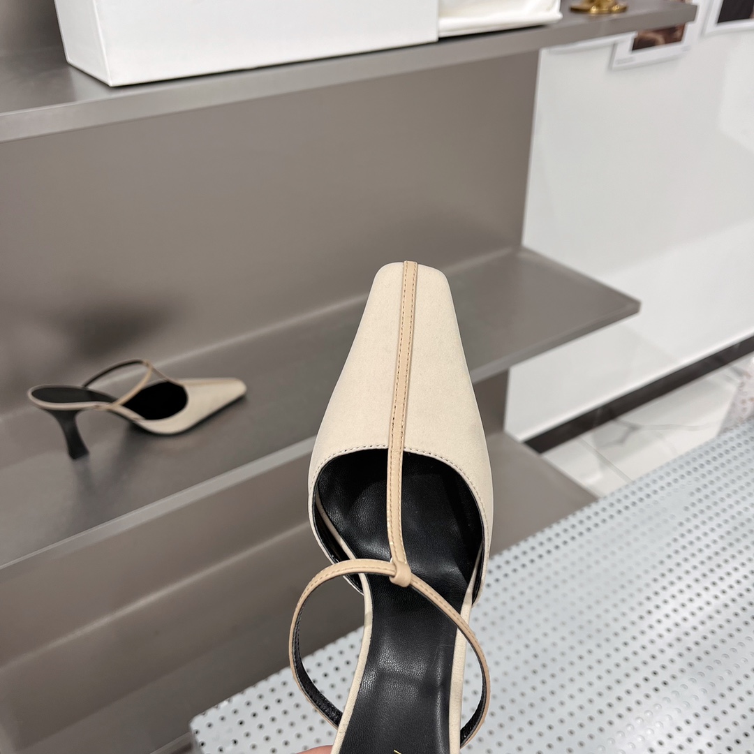 𝐓𝐇𝐄 𝐑𝐎𝐖｜𝟐𝟎𝟐𝟐/𝐒𝐒 𝐧𝐞𝐰 new model the row 2022/fw retro minimalist wrap toe heels