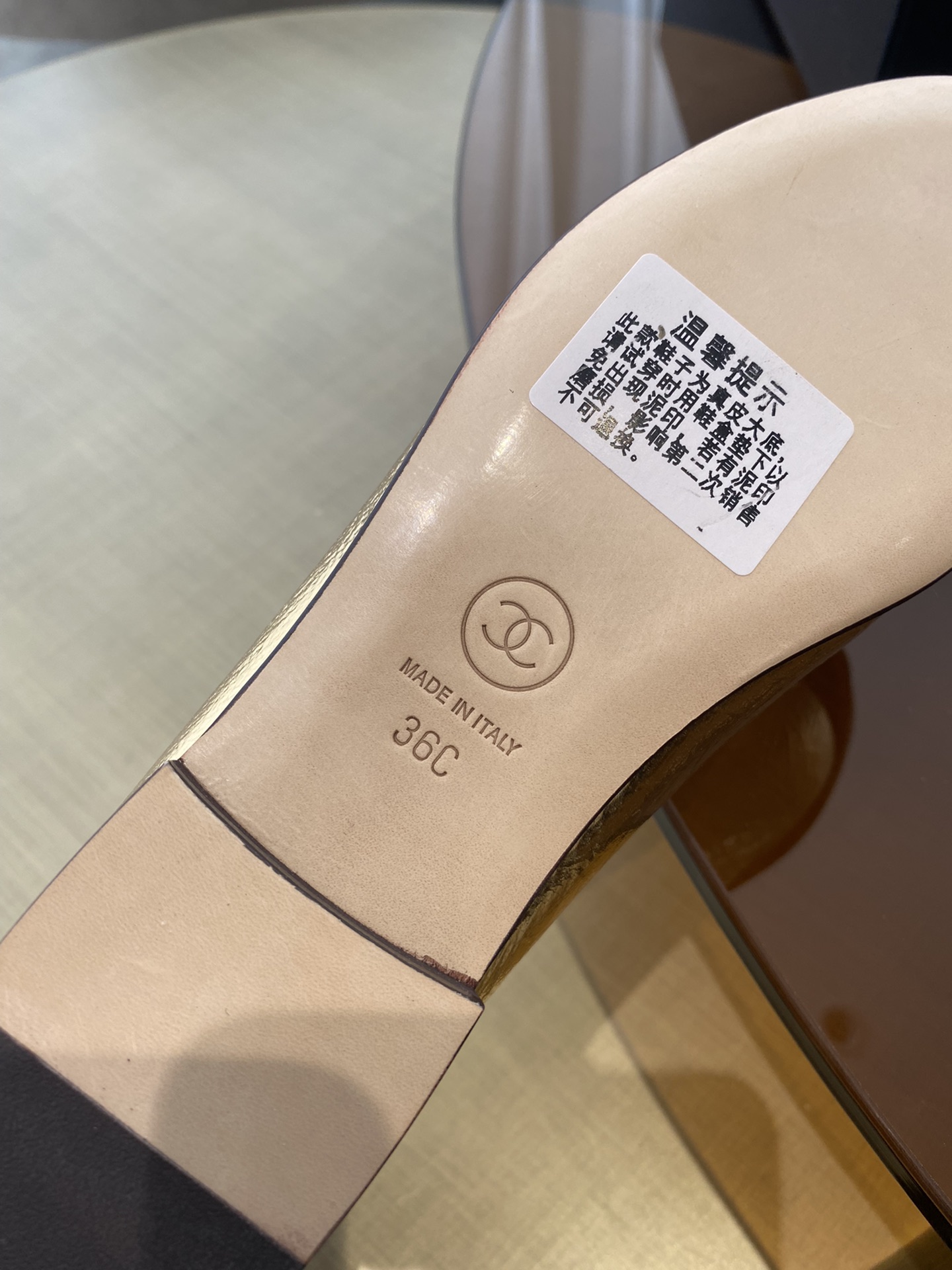 CHANEL ballet shoes Imported custom leather Italy imported leather outsole