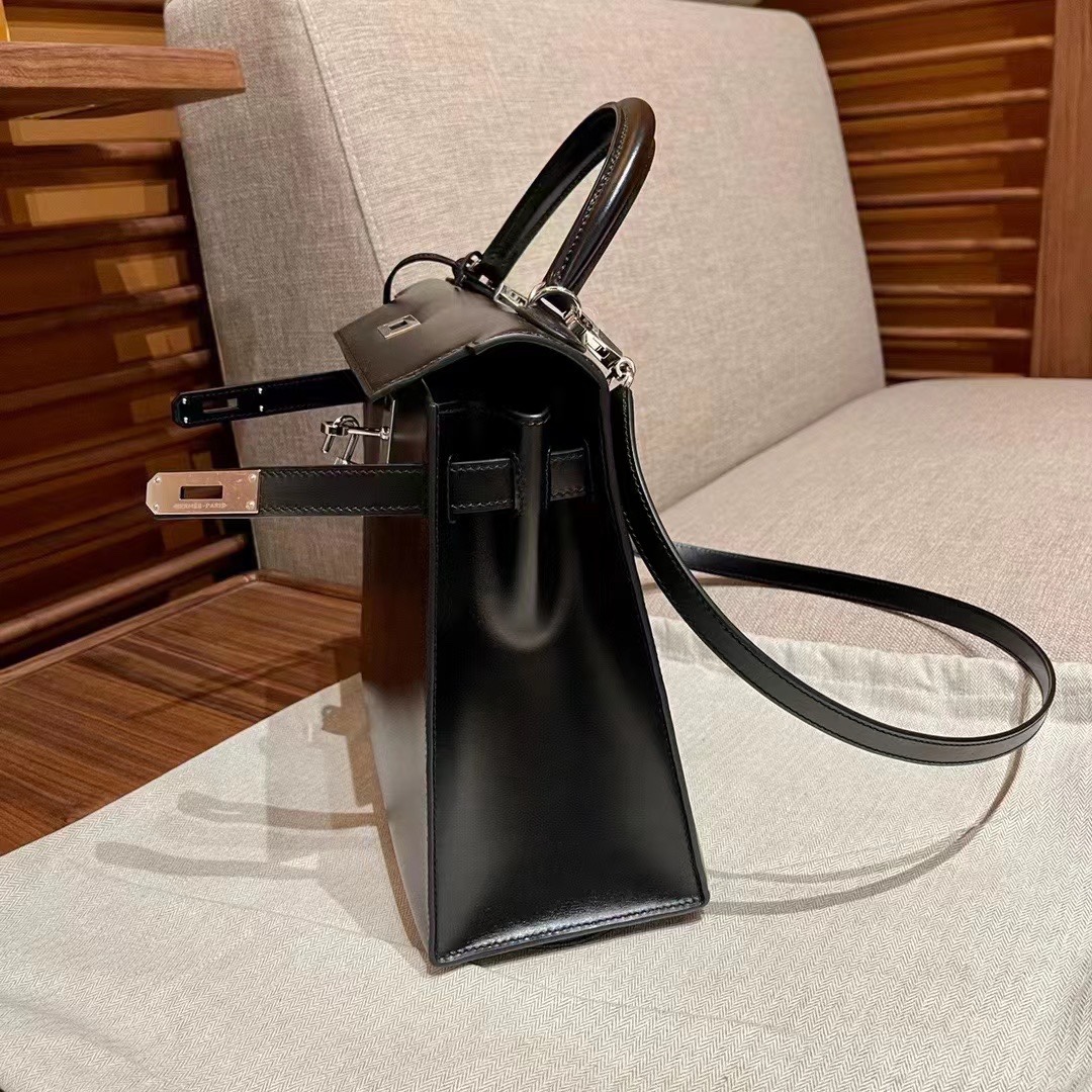 Kelly box leather ck89 black