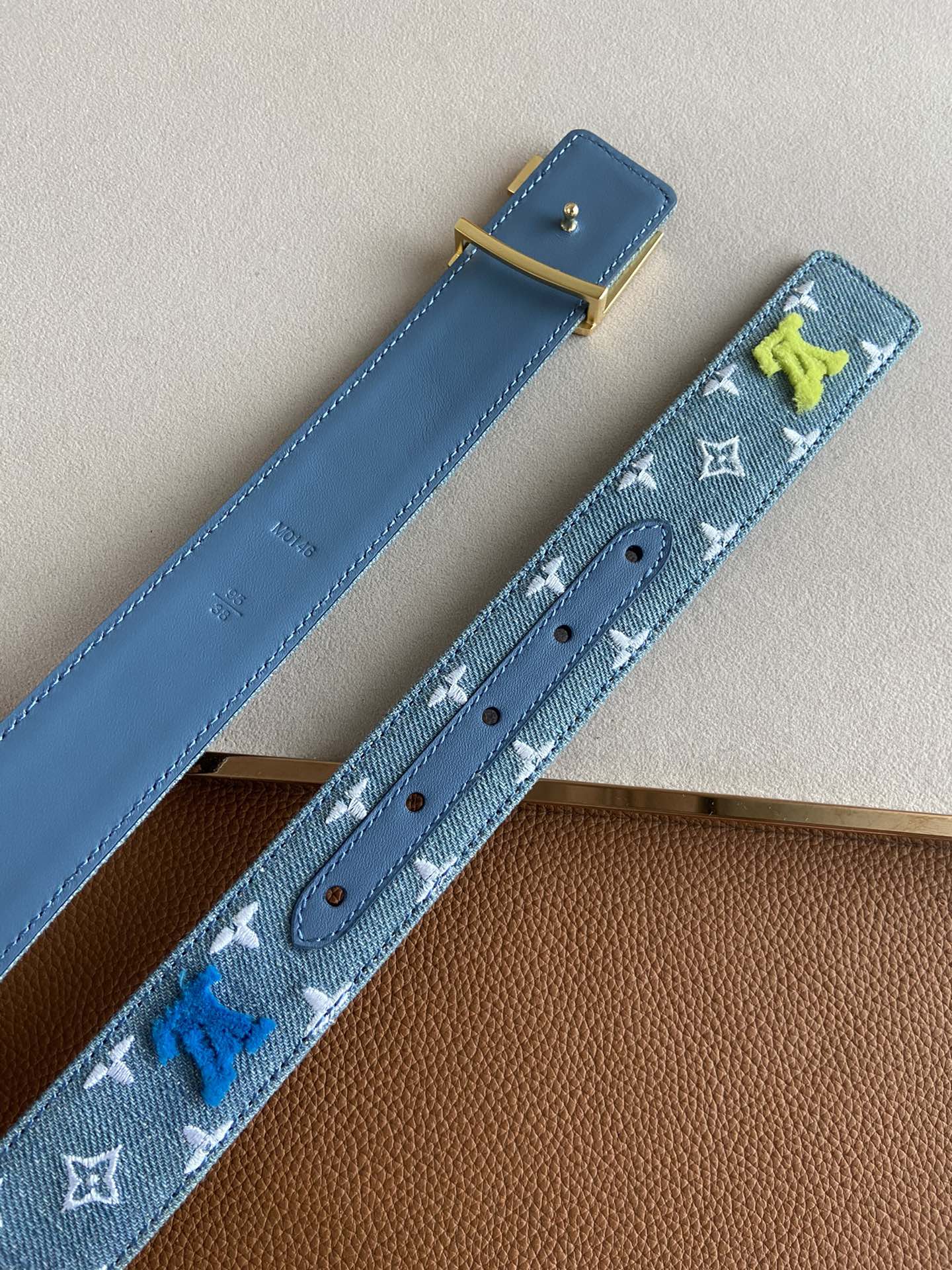 LOUIS VUITTO Optic Reversible Belt