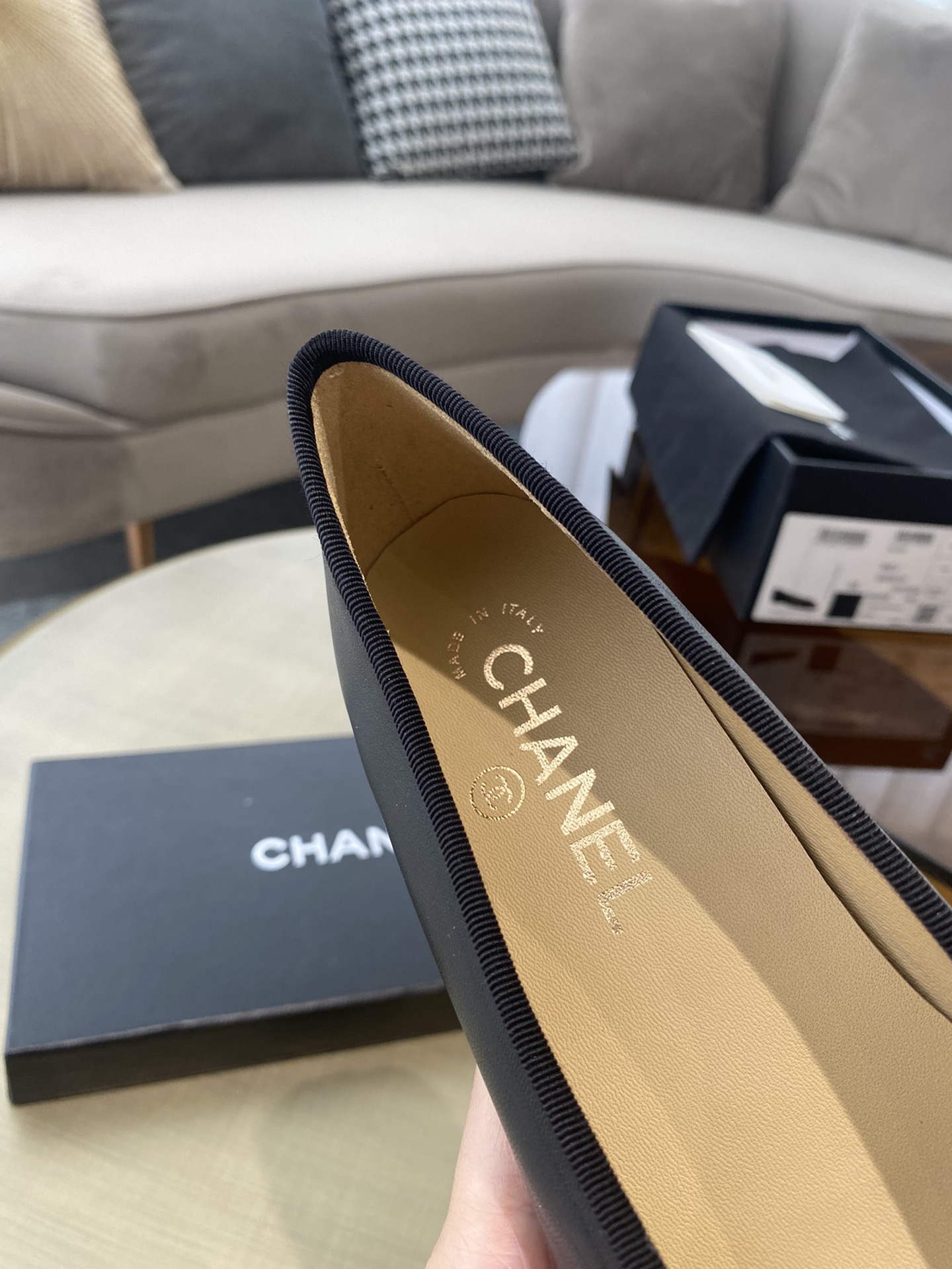 CHANEL ballet shoes Imported custom leather Italy imported leather outsole