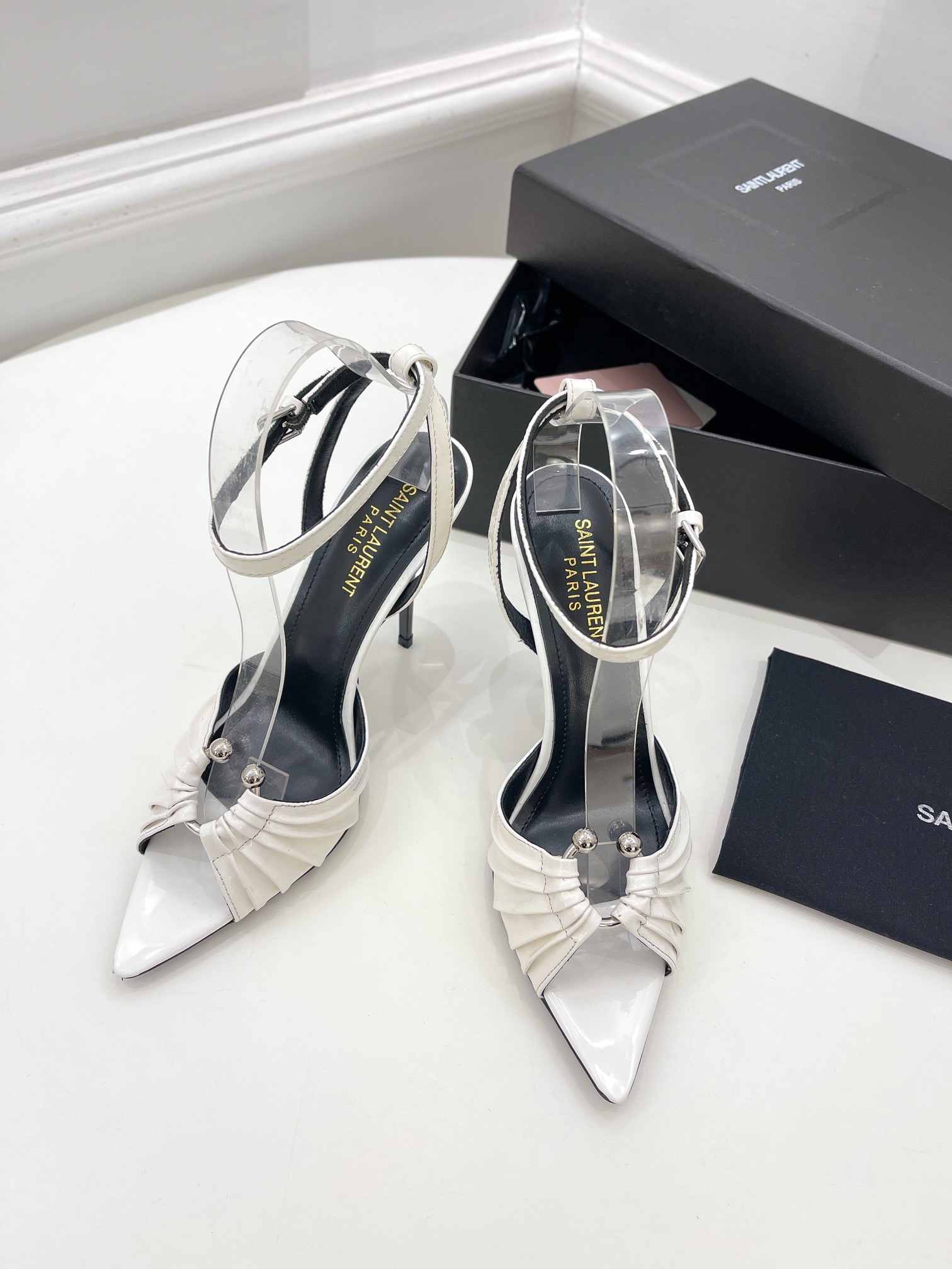 𝙎𝙖𝙞𝙣𝙩 𝙇𝙖𝙪𝙧𝙚𝙣𝙩 | 𝟐𝟎𝟐𝟏/𝐒𝐒 𝐧𝐞𝐰 YSL｜Roland 2022/fw early spring new baked high heels