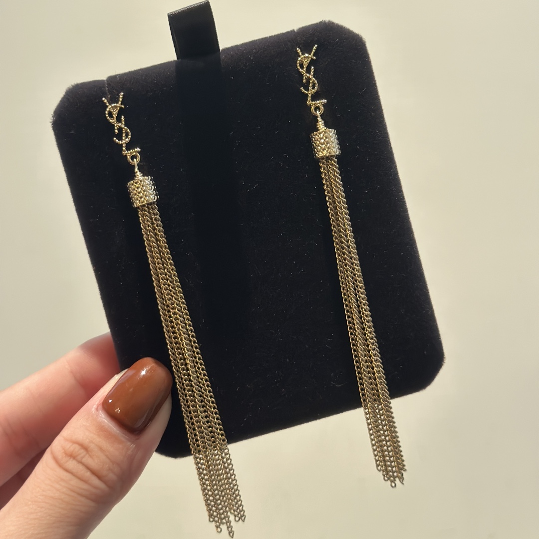 Saint Laurent YSL earrings studs