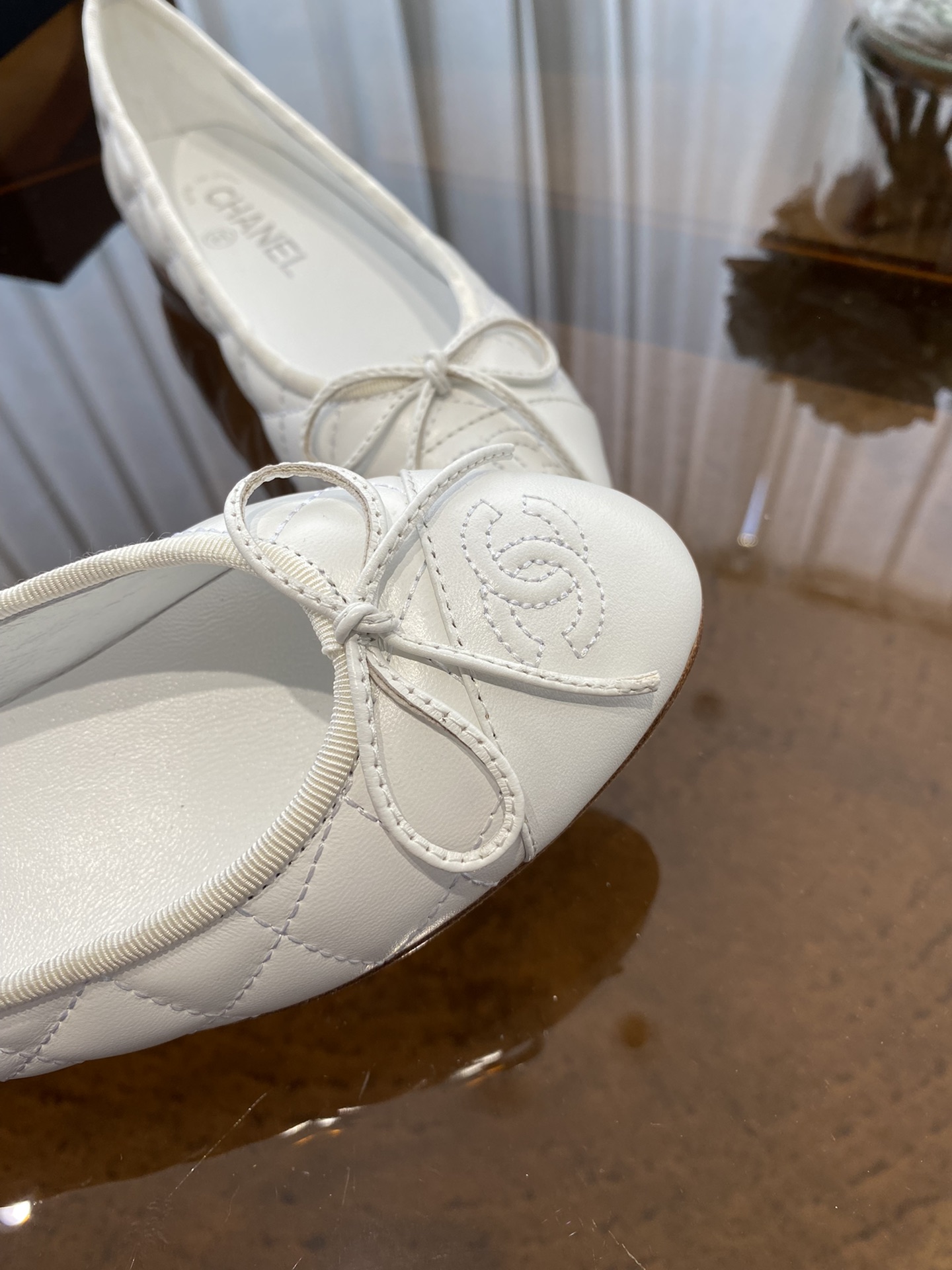 CHANEL ballet shoes Imported custom leather Italy imported leather outsole