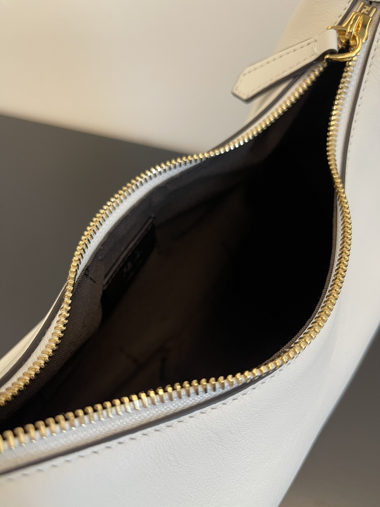 FENDI praphy underarm bag small white