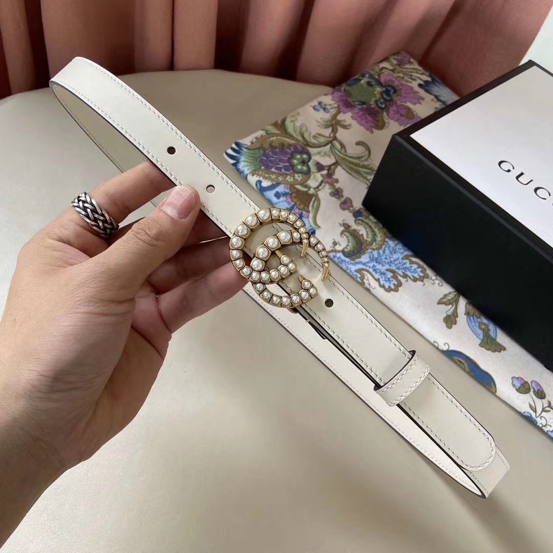 GUCCI double-sided imported cowhide