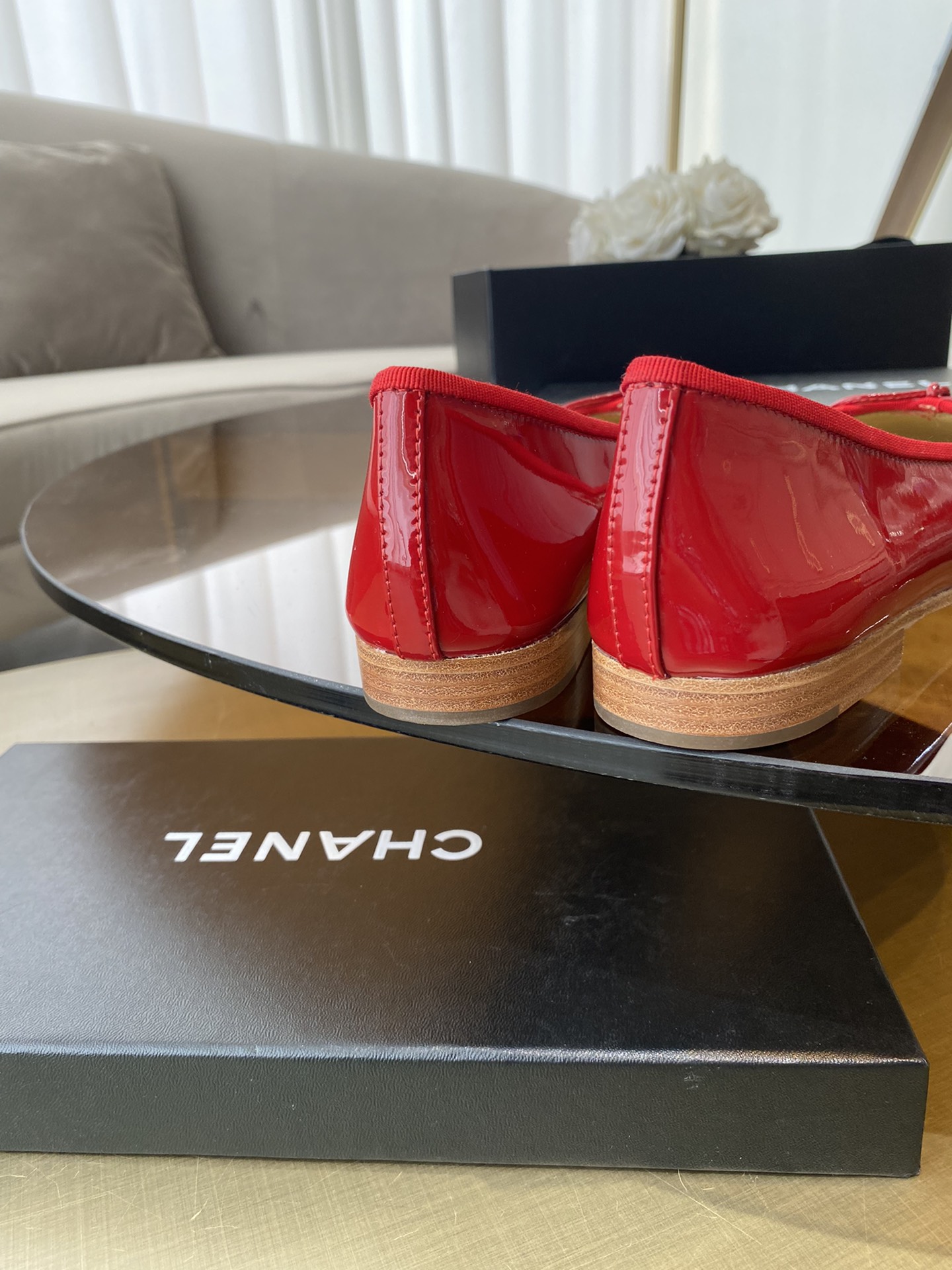 CHANEL ballet shoes Imported custom leather Italy imported leather outsole