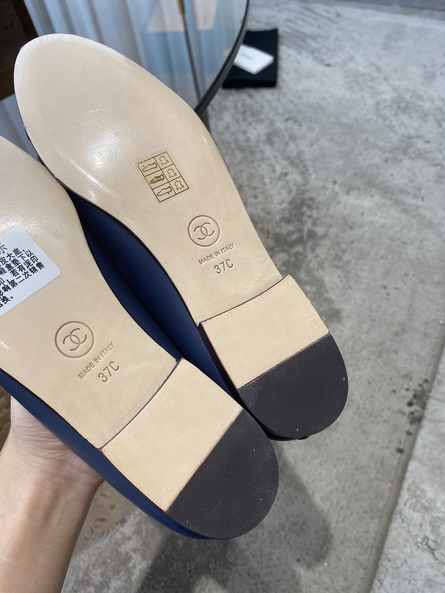 CHANEL ballet shoes Imported custom leather Italy imported leather outsole