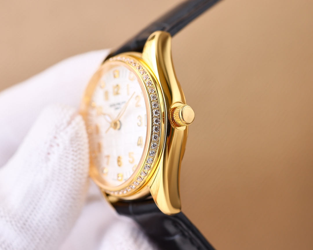 Patek Philippe Fashion Ladies Watch Simple Three Needle