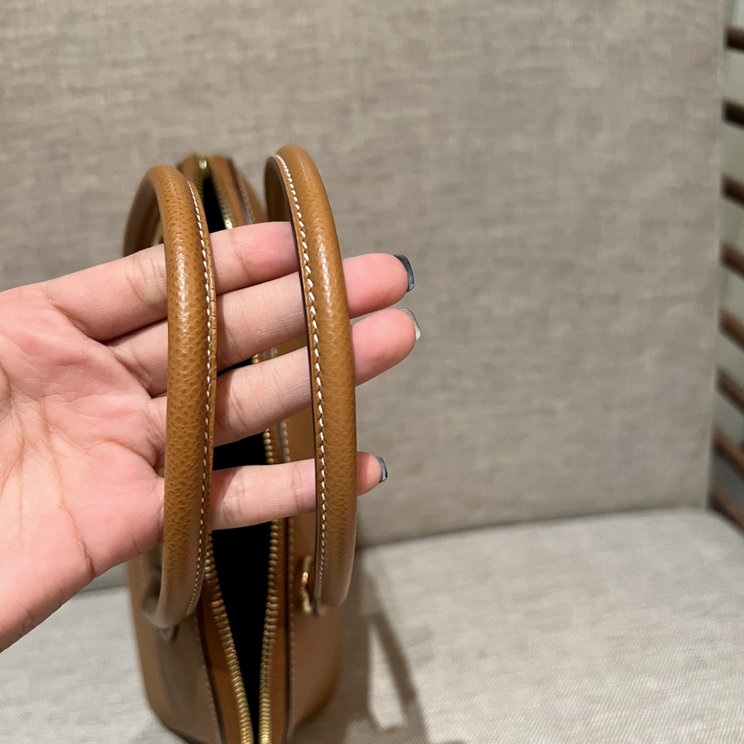 Bolide27cm Epsom original palm leather CK37 gold buckle top hand stitching