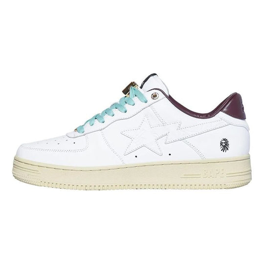 BAPE BLACK A BATHING APE STA Leather Low ‘White’ 1I70-191-018-WHITE