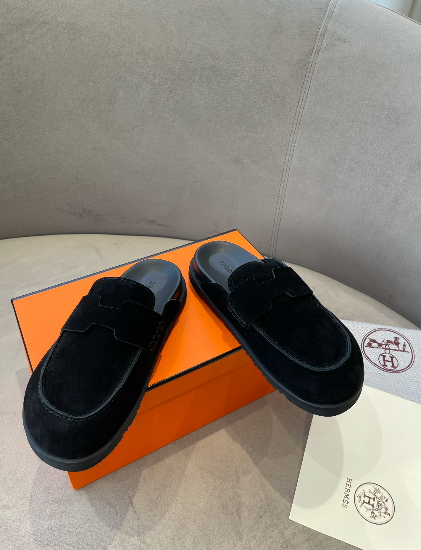 Hermes Birkenstock Mules