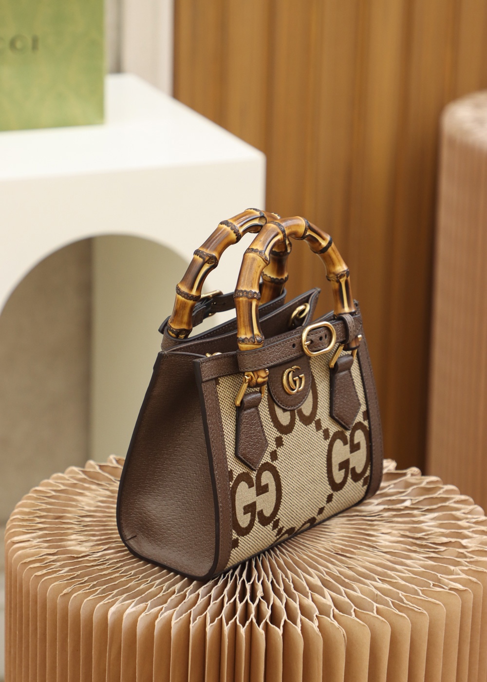 GUCCI 𝐃𝐢𝐚𝐧𝐚 𝐓𝐨𝐭𝐞 Retro King Fried Bamboo Festival #655661