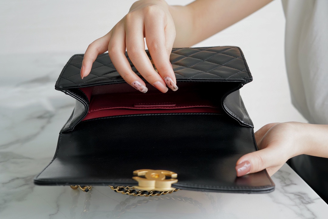 𝗖𝗛𝗔𝗘𝗡𝗟✦ 2021 Advanced Handcraft Workshop Double Golden Ball 𝗖𝗳 𝗠𝗶𝗻𝗶 𝟐𝟐𝐜𝐦 Black👰