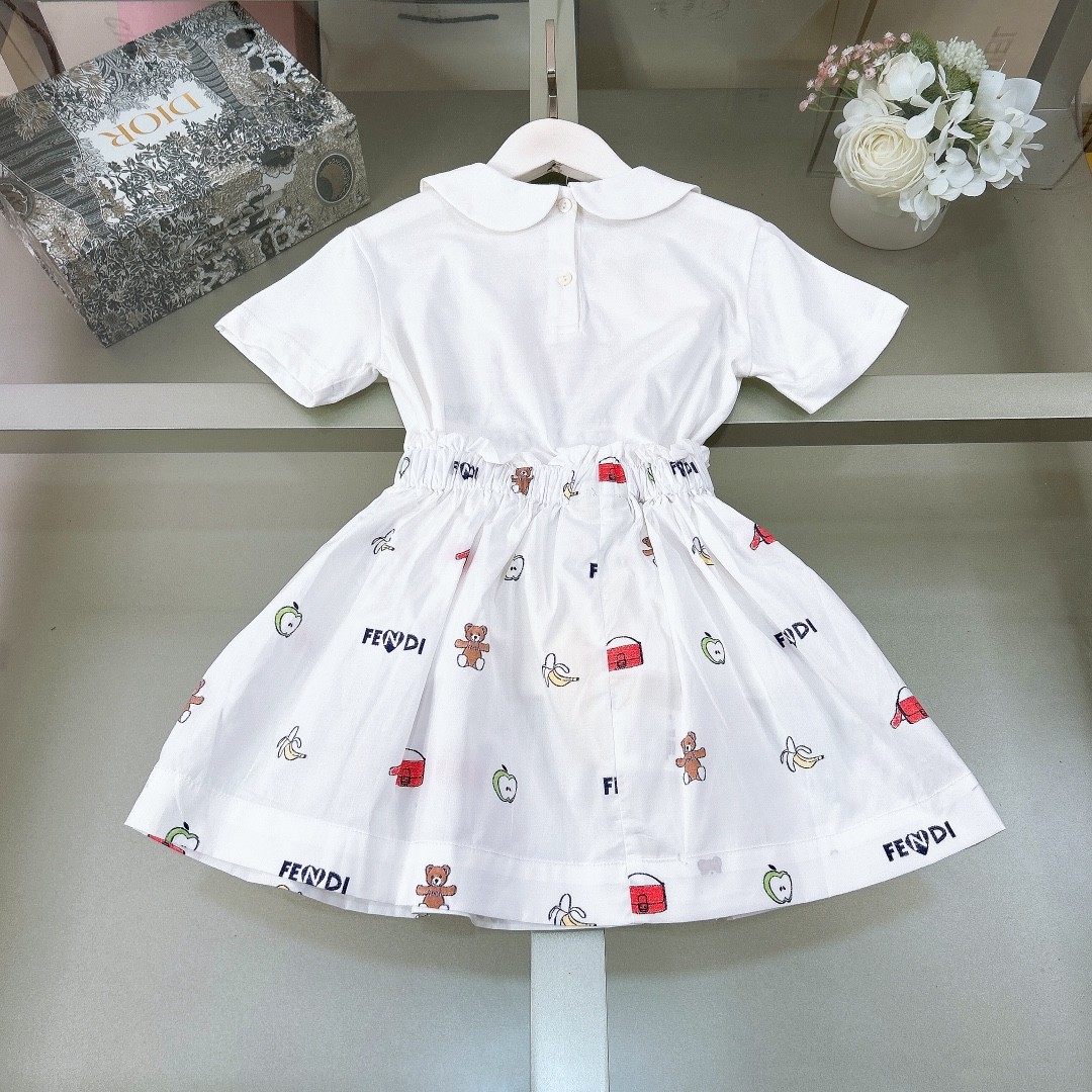 Fendi 2024 new girls skirt suit