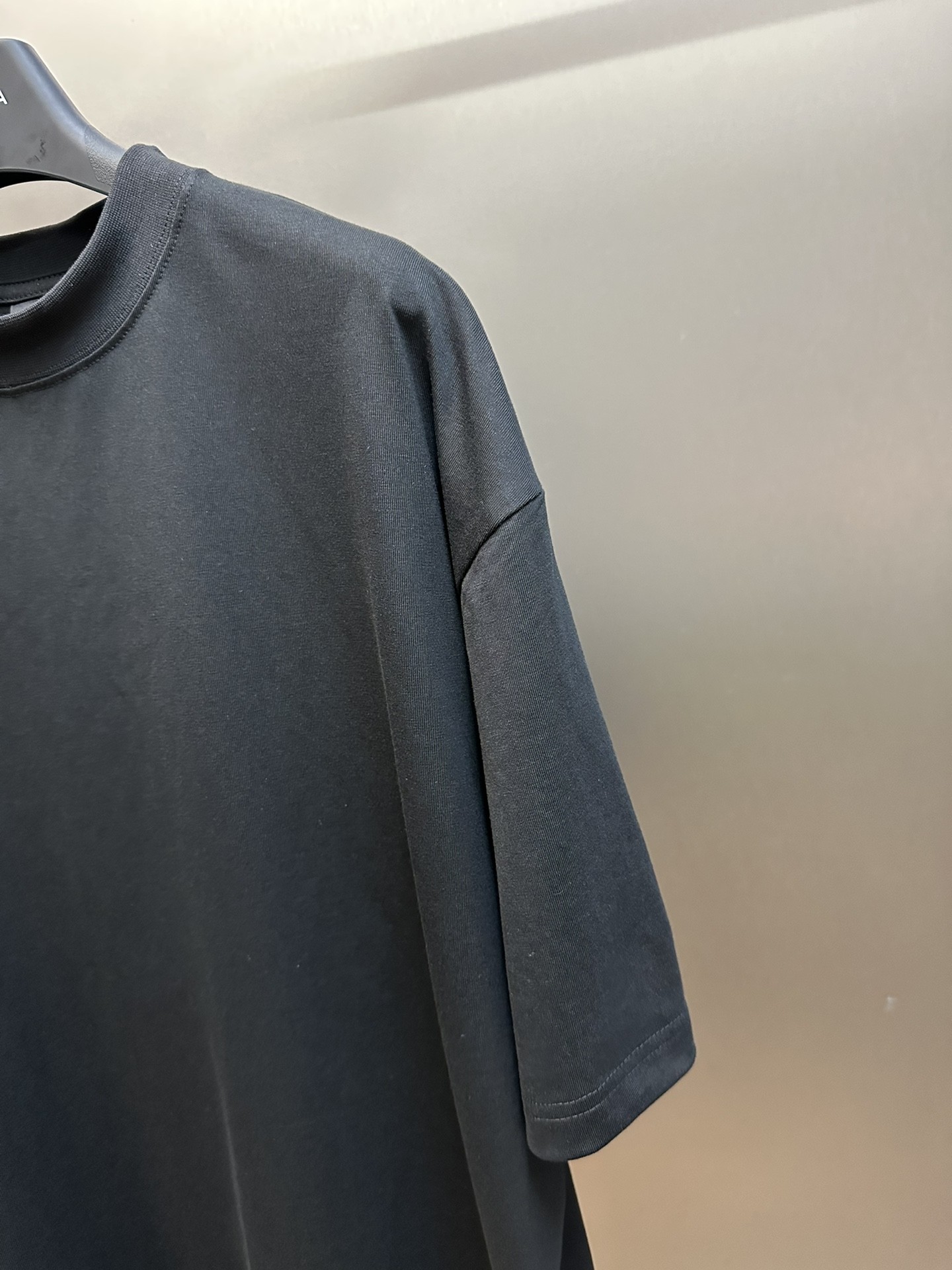 Balenciaga double back embroidered short sleeves