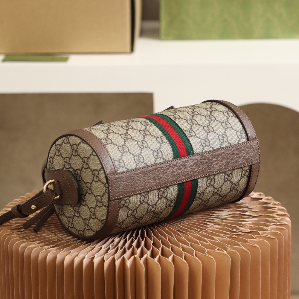 GUCCI 𝙊𝙥𝙝𝙞𝙙𝙞𝙖 series 𝙂𝙂 Boston_genuine leather #602577