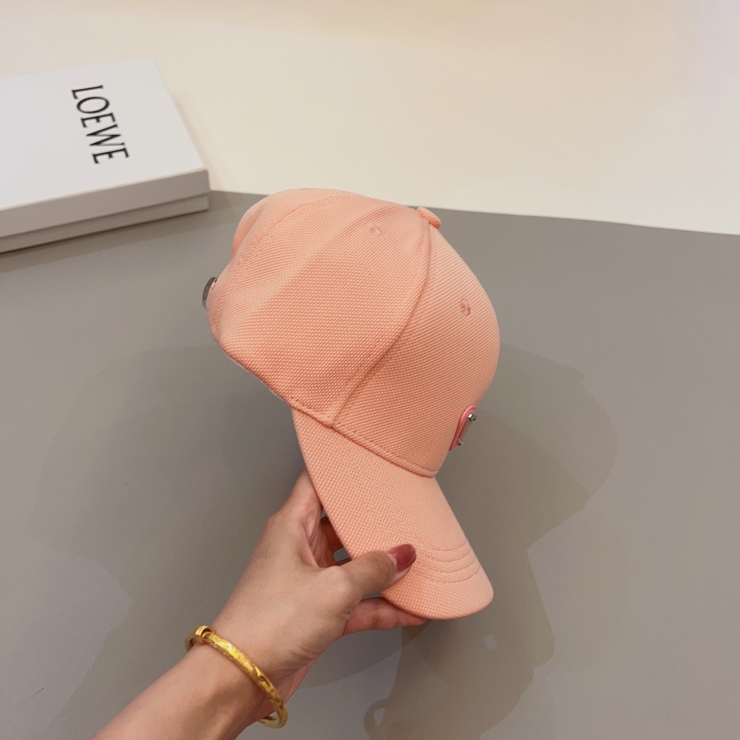 Prada hipster favorite triangle logo baseball cap