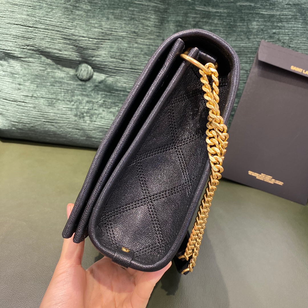 SAINT LAURENT 𝘽𝙀𝘾𝙆𝙔 𝟮𝟱𝙘𝙢   #629426 original leather.JD