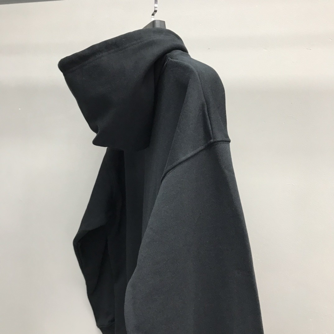 Balenciaga lock hooded sweatshirt