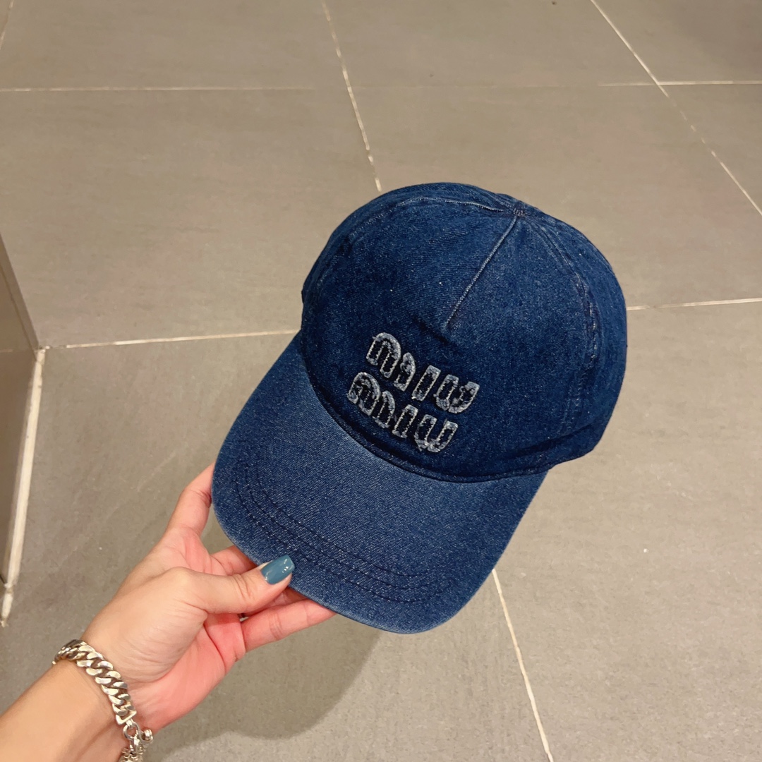 MIU MIU denim cap