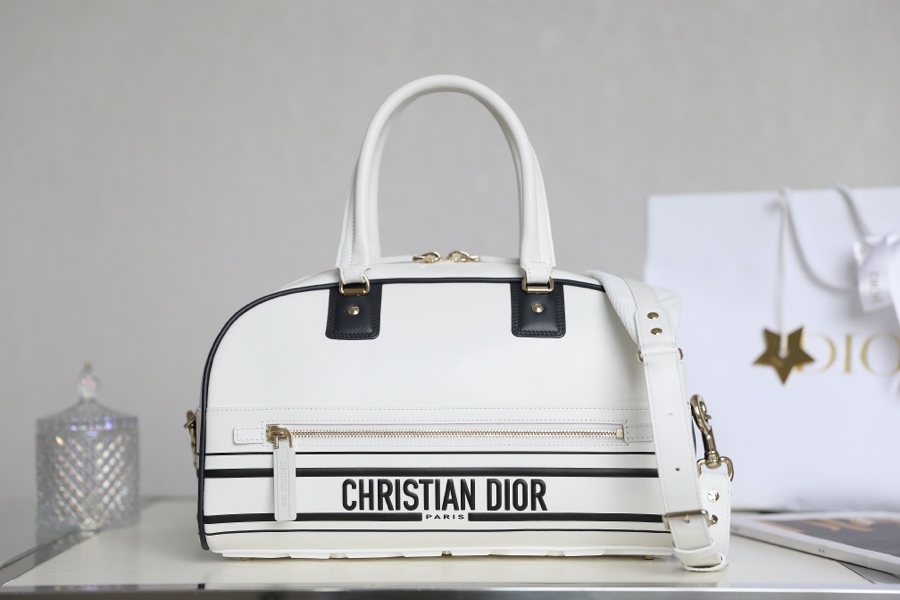 DIOR VIBE zipper bowling bag