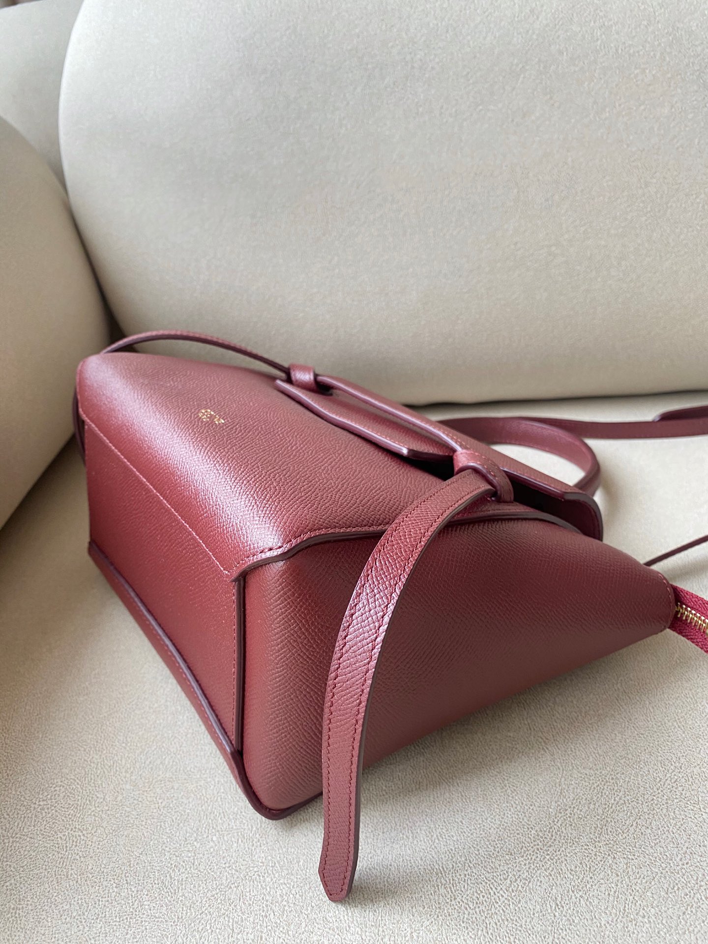 𝐂𝐞𝐥𝐢𝐧𝐞 Belt Bag Catfish Bag Small Grained Calfskin