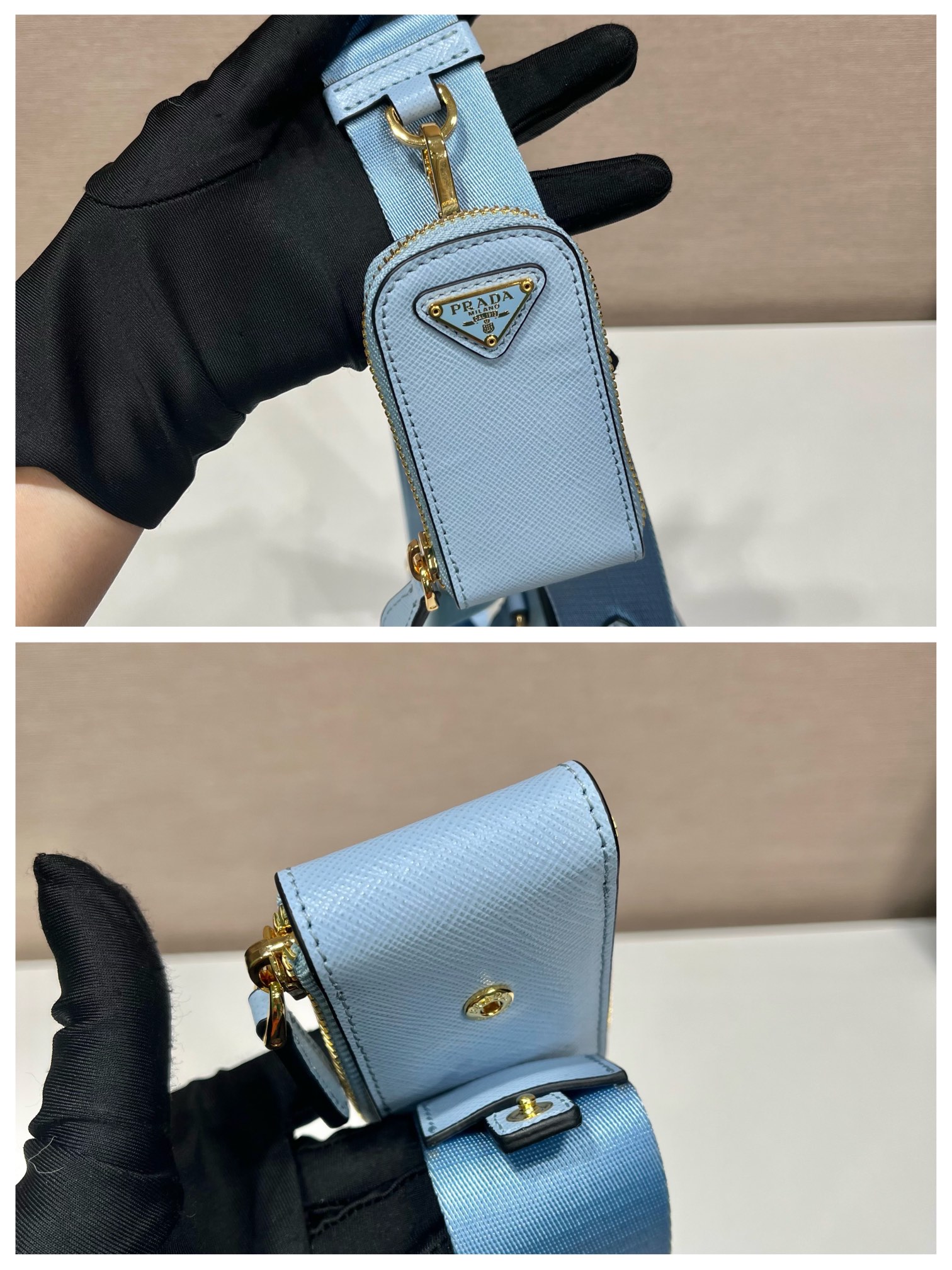 𝐏𝐑𝐀𝐃𝐀 Small size tote bag 1BA333