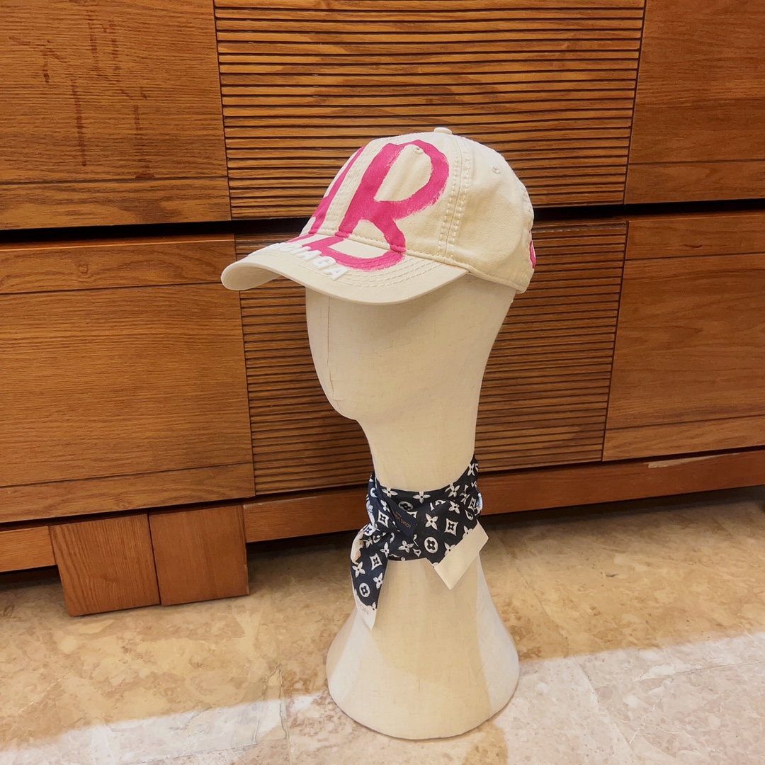 BALENCIAGA-bb printing baseball cap