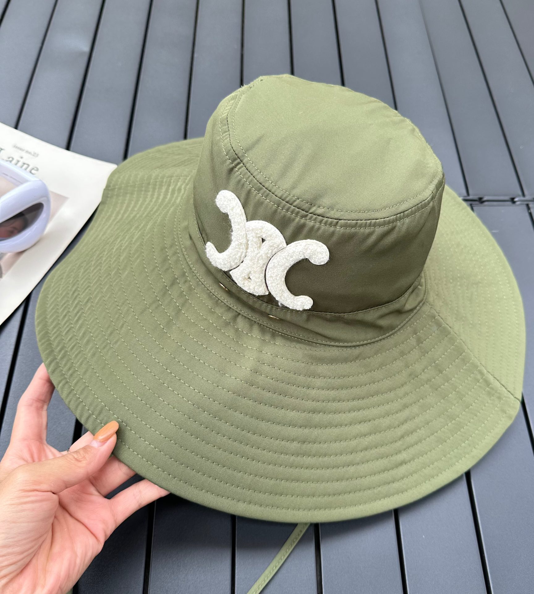 Loewe 23 Spring/Summer Canvas Cotton Baseball Cap Printed Letters