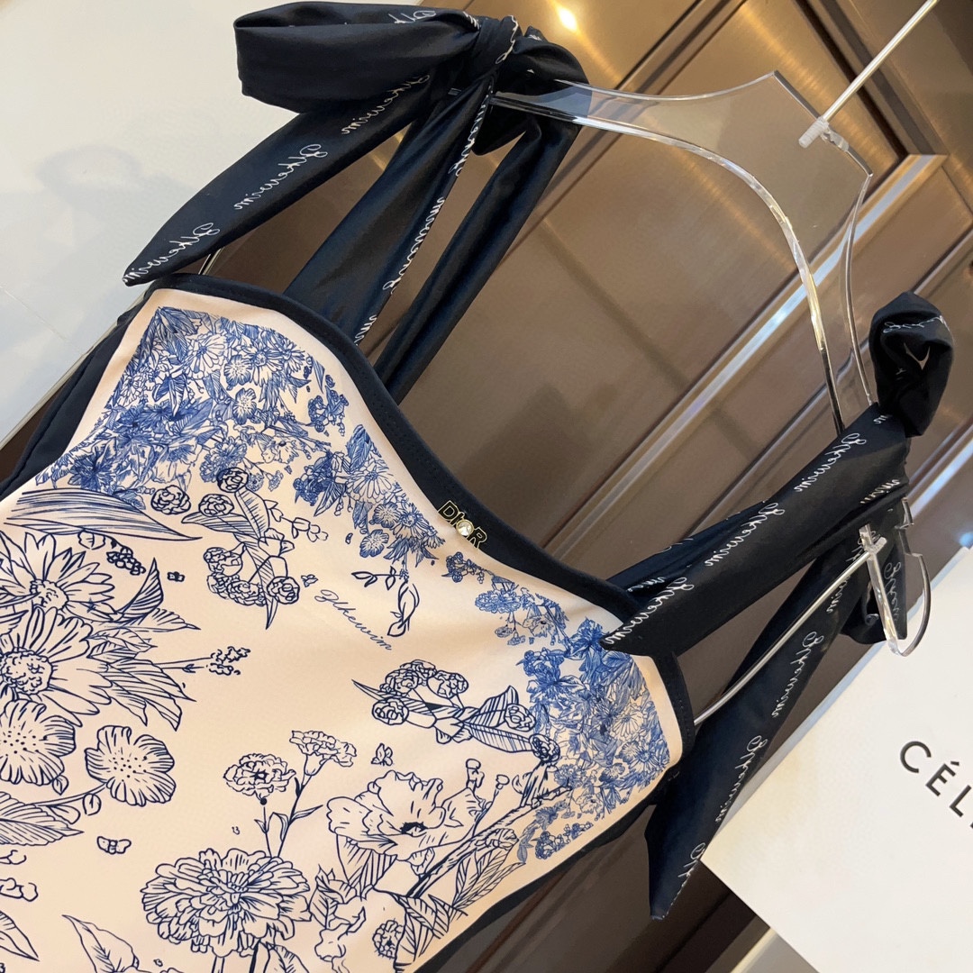 Dior one-piece swimming costume