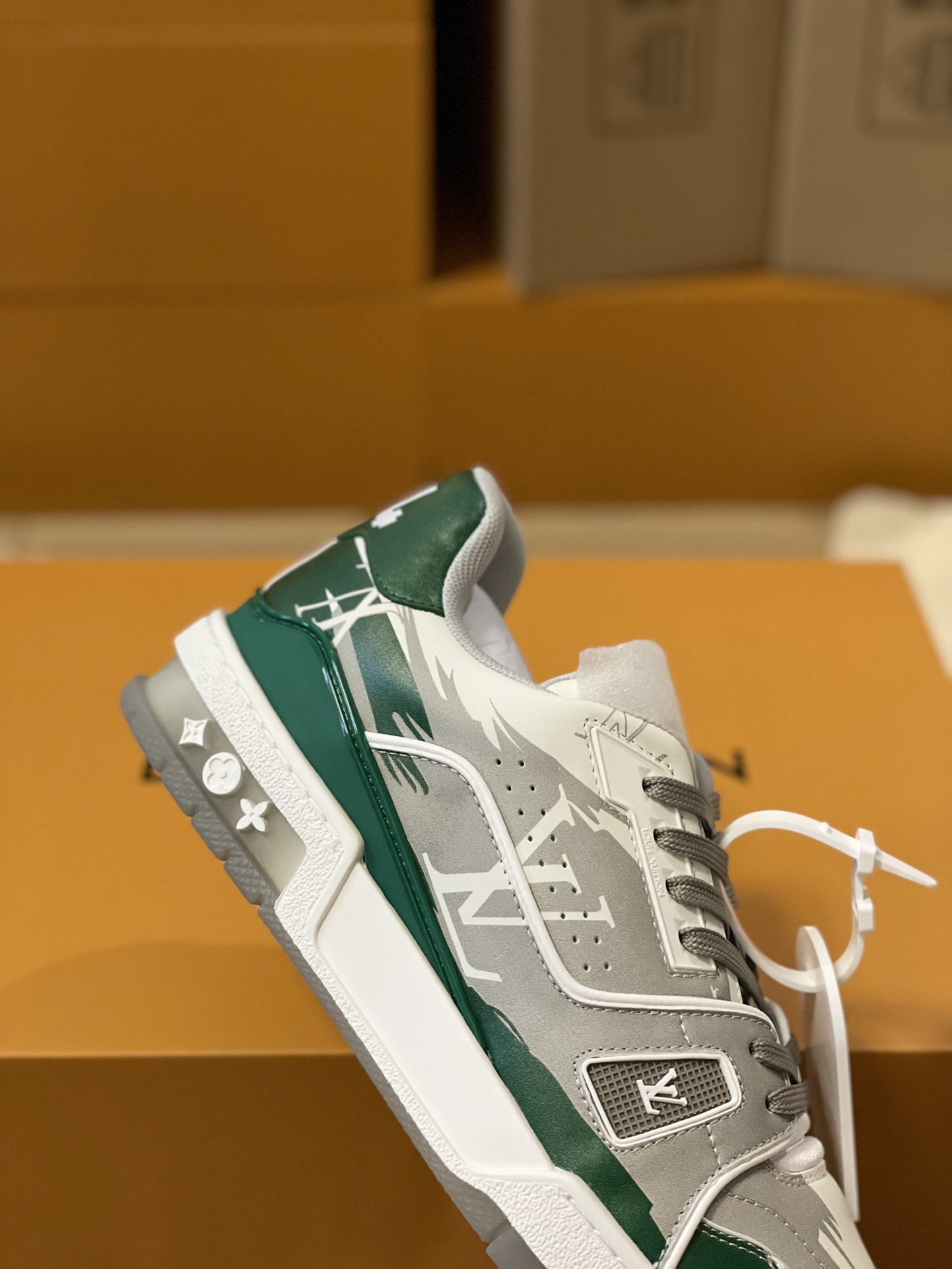 Louis Vuitton Trainer sneakers couple models style number 1AA373