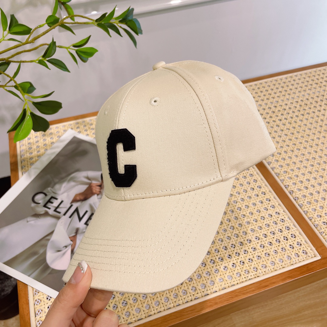 [CELINE] 2023 spring and summer new simple baseball cap