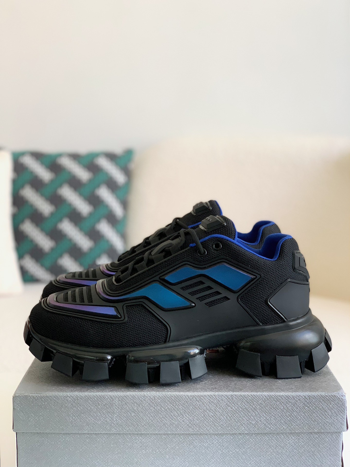 Prada Cloudbus Thunder technology fabric sneakers